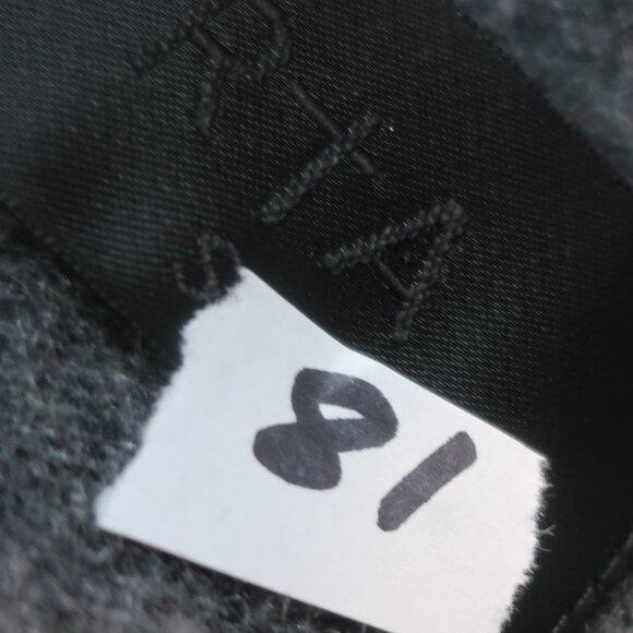 Womens RtA Charcoal Gray Metallic Silver Pure Cashmere Crew Sweater S - Picture 8 of 14